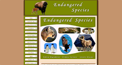 Desktop Screenshot of endangeredspeciesearth.com
